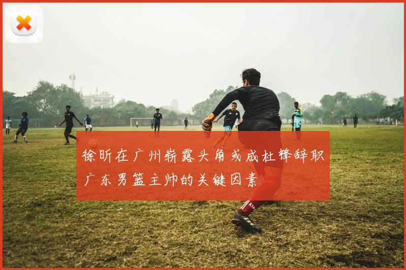 徐昕在广州崭露头角或成杜锋辞职广东男篮主帅的关键因素